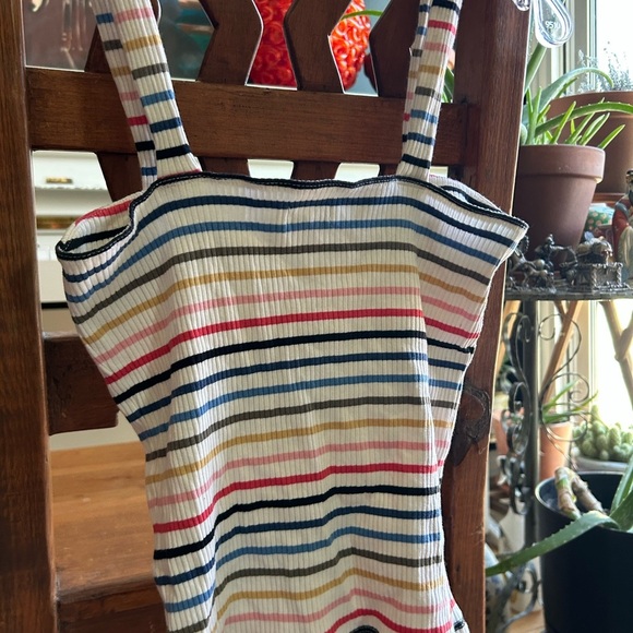 Billabong Striped Tank Top - Red, Blue, White - Picture 6 of 15